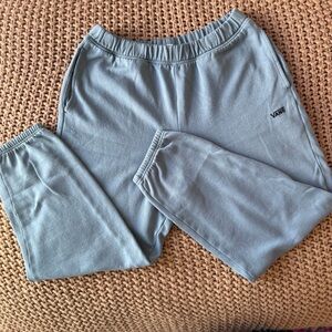 Vans Blue Gray Fleece Jogger Sweatpants Size M Unisex